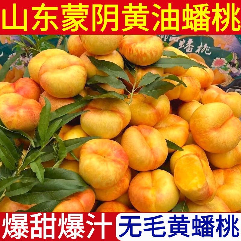 《一件代发》油蟠桃突围黄金蜜电商团购主播达人直播**