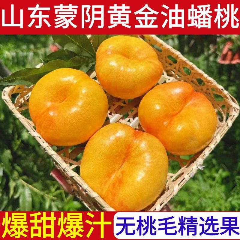 《一件代发》油蟠桃突围黄金蜜电商团购主播达人直播**