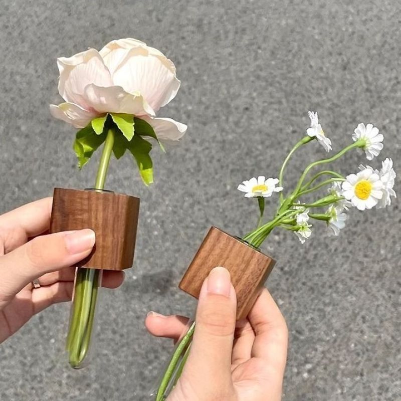 插花器冰箱贴2025新款创意装饰试管zakka花瓶**感