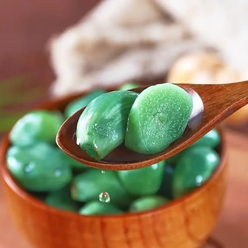 腊八蒜绿蒜新鲜泡蒜头山东特产腌制泡菜糖醋大蒜下饭菜食物批发