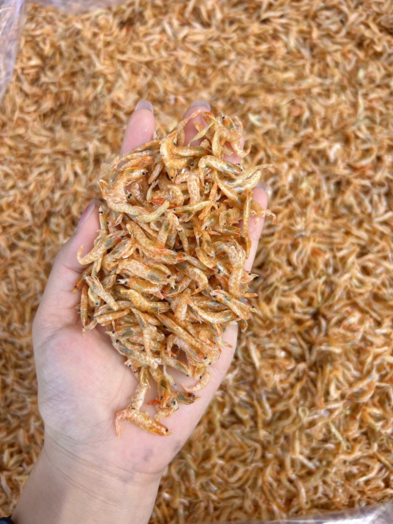 麦秆虾虾干草虾红虾高品质虾干淡干虾