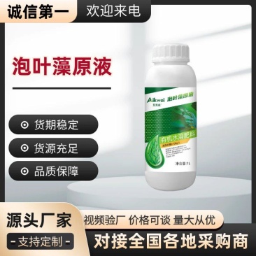 泡叶海藻原液海藻多糖有机水溶肥料瓜果蔬菜通用肥料