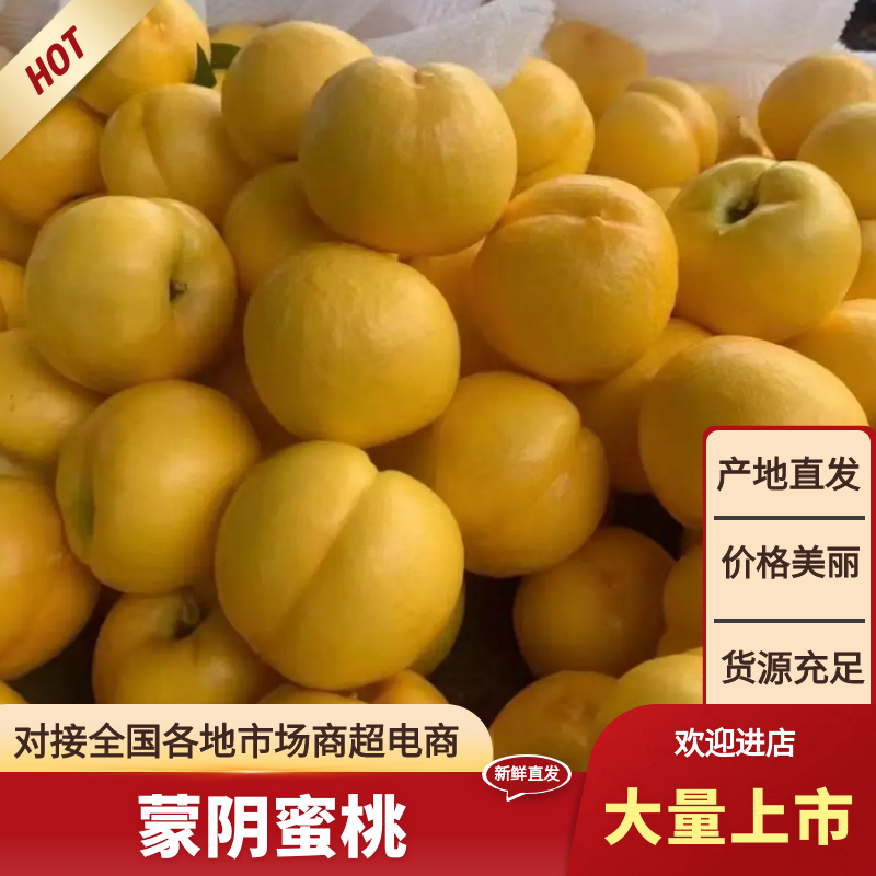 蒙阴县黄桃一件代发对接抖音快手淘宝京东拼多多欢迎进店采购