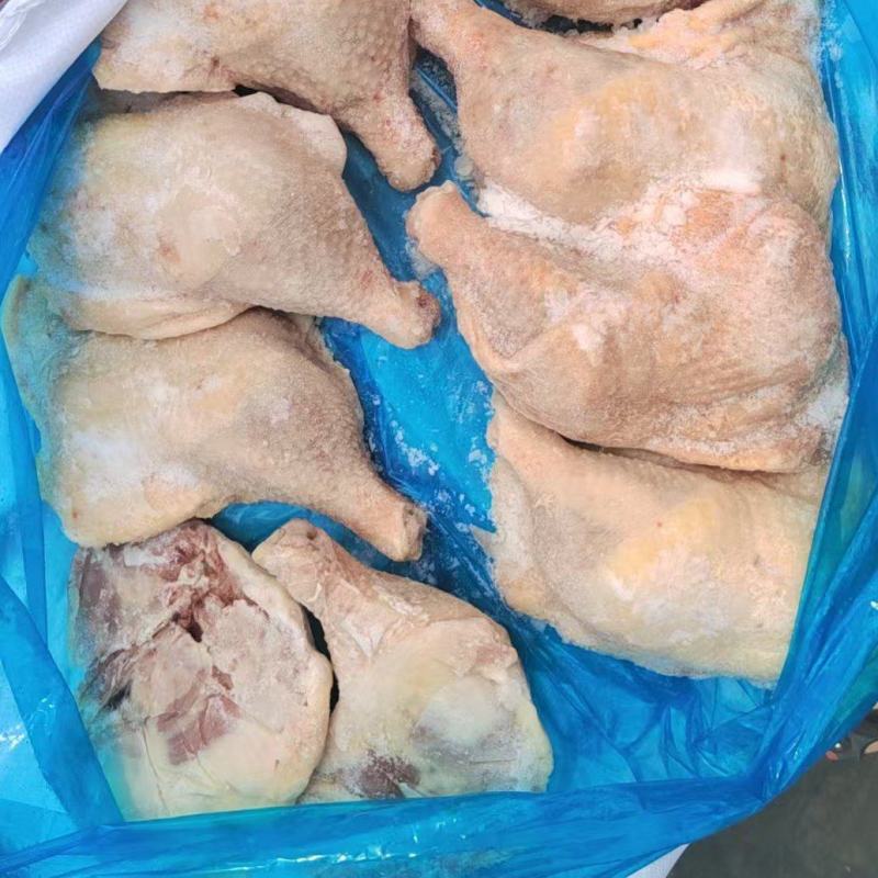 两年左右的老鸡腿，排腿，单个450-600克左右，带黄油
