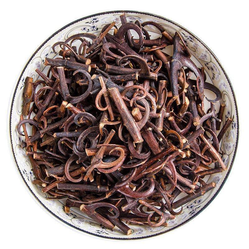 钩藤钩藤茶纯野生中药材倒挂刺中药材钩藤杆
