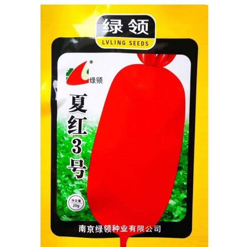 夏季耐热萝卜种子双红一号红皮白肉萝卜种籽农家秋播蔬