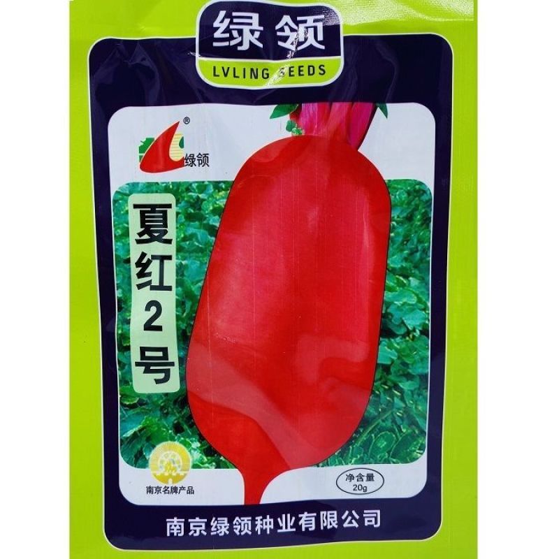 夏季耐热萝卜种子双红一号红皮白肉萝卜种籽农家秋播蔬