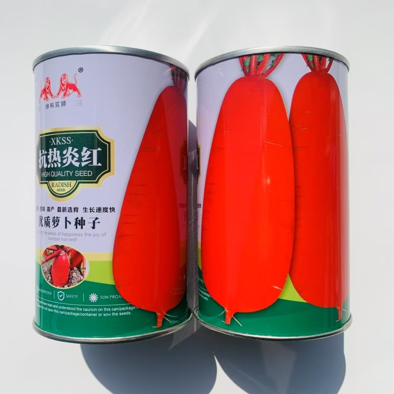 夏季耐热萝卜种子双红一号红皮白肉萝卜种籽农家秋播蔬