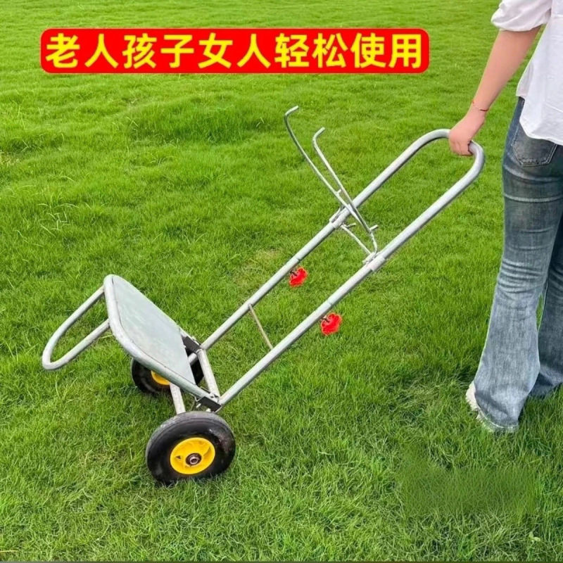 新款推拉二合一搬运灌装农用支架支撑架粮食玉米稻灌袋器