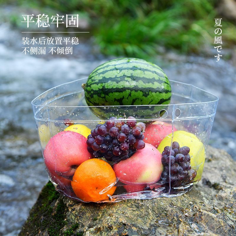 【春季旅游必备】折叠洗菜多功能折叠盆出差神器便携式