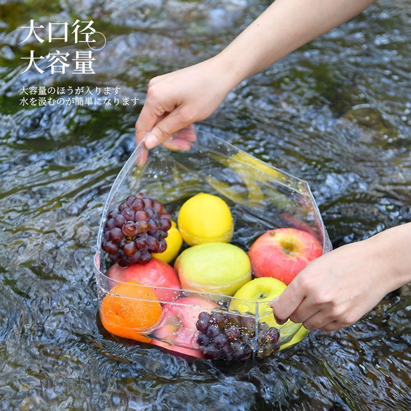 【春季旅游必备】折叠洗菜多功能折叠盆出差神器便携式