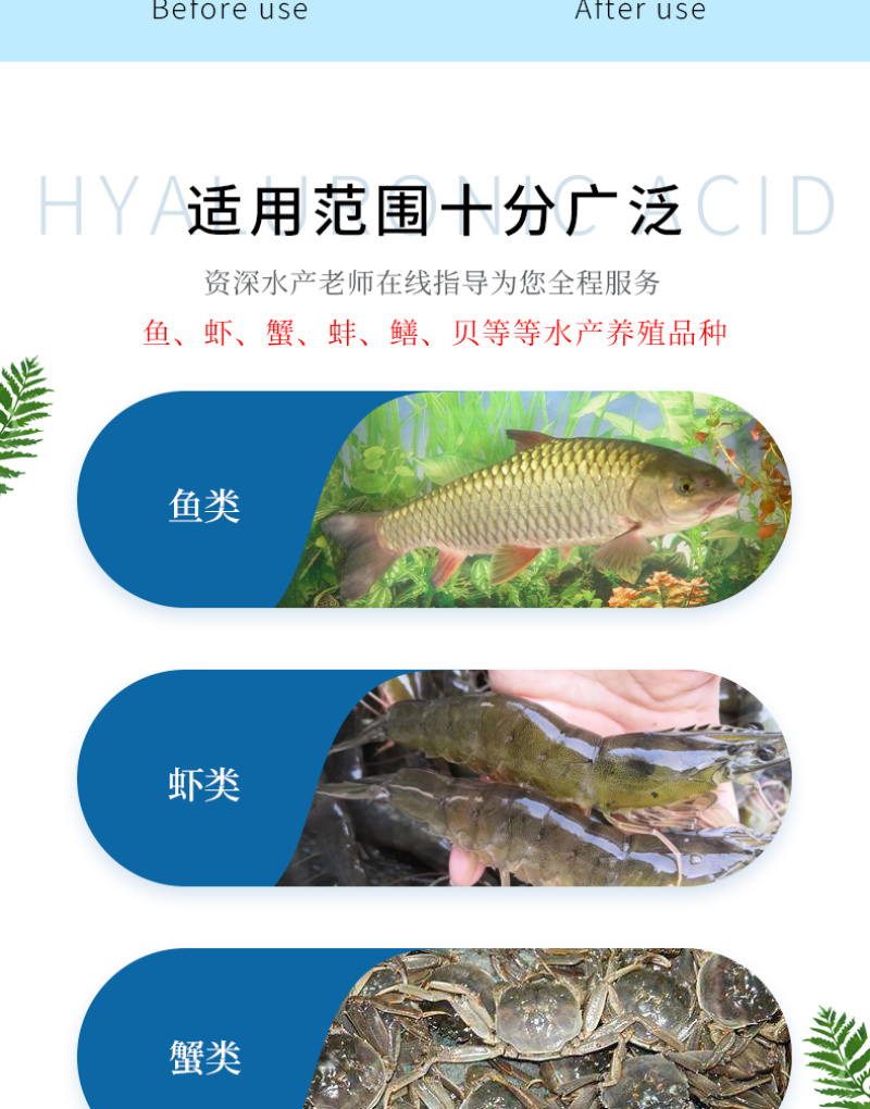 渔丹畅乐混合型水产饲料添加剂鱼虾蟹水产养殖专用枯草芽孢