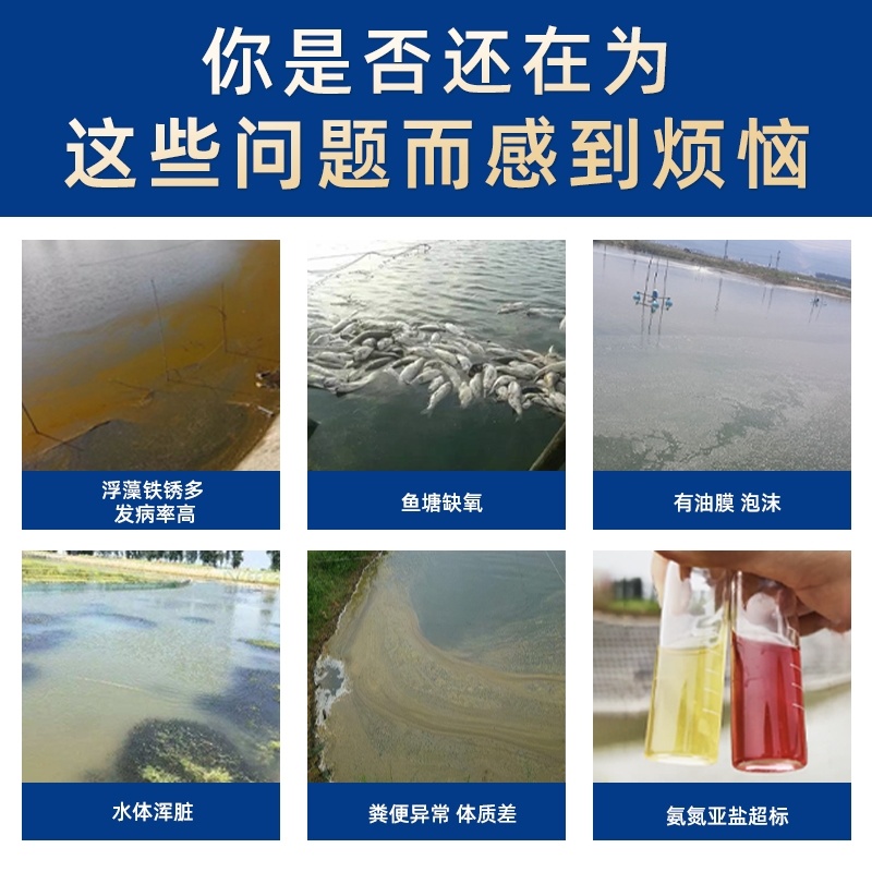 超能改底王鱼塘改底改善底泥水产养殖专用调水净水