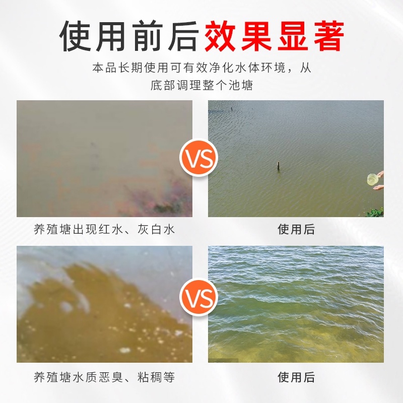 超能改底王鱼塘改底改善底泥水产养殖专用调水净水