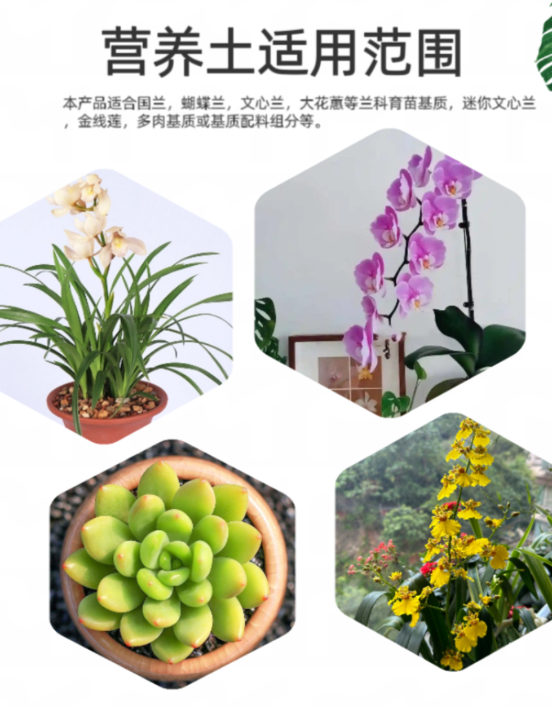 发酵松树皮，营养土，育苗基质，金线莲多肉基质配料