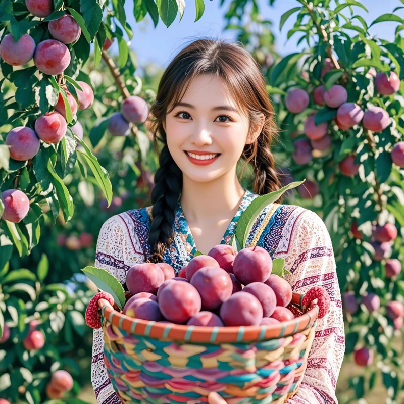 李子.澳洲红.八宝丹口感崔甜.个头均匀对接批发市场电商