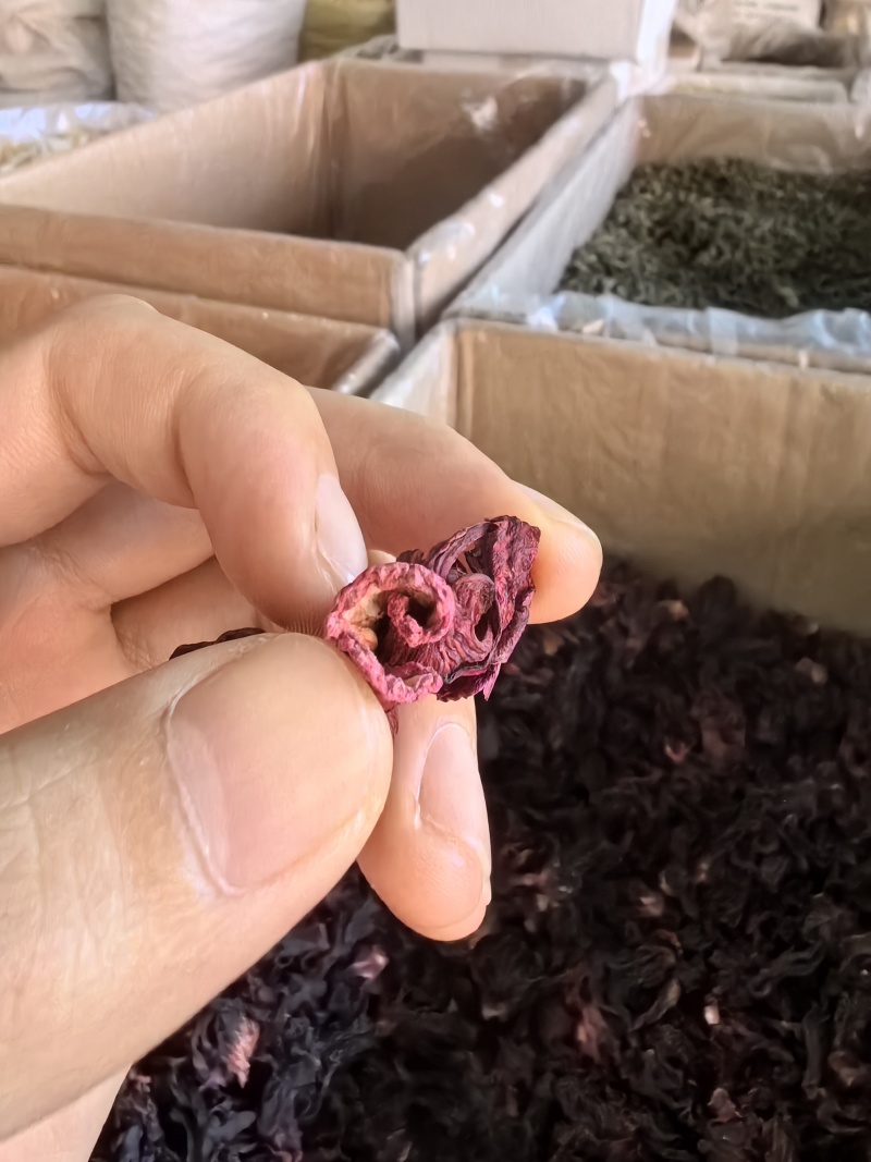 不染色洛神花无硫玫瑰茄泡茶
