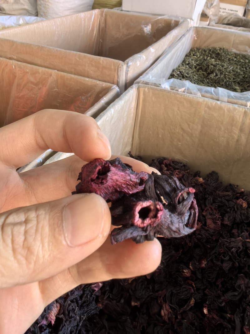 不染色洛神花无硫玫瑰茄泡茶