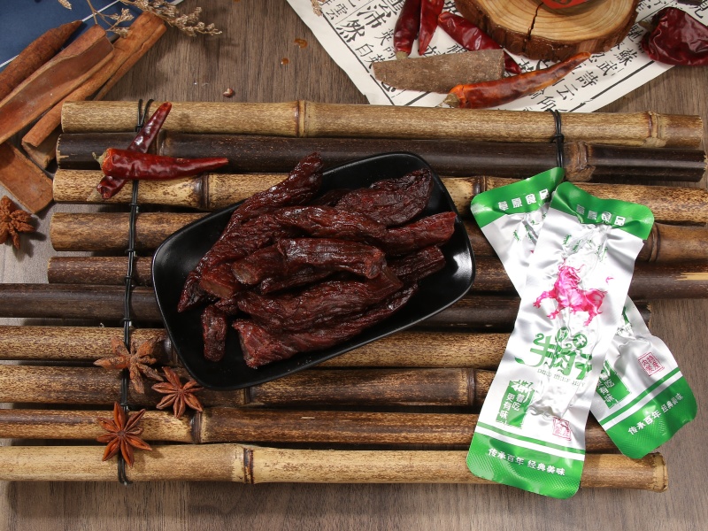 牛肉干风干牛肉干自产自销四川成都一件代发现烤现发