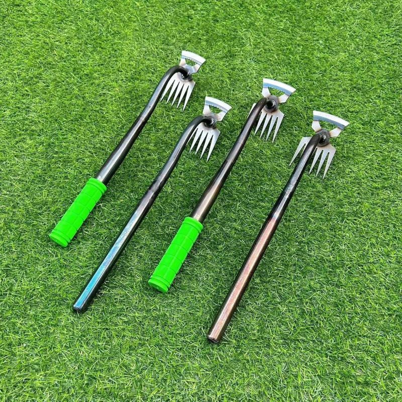 农用除草多功能锰钢新款拔草神器挖野菜耐用尖齿工具耙子除草