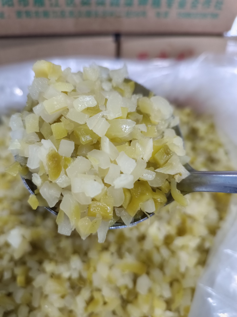 批发原味榨菜颗粒榨菜丝涪陵整箱原味香辣榨菜丁颗粒商用一整