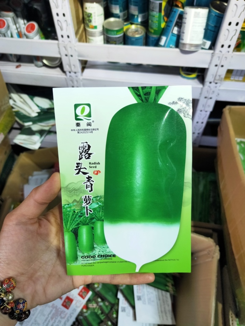 露头青萝卜种子秋季种植口感甜脆青多白少蔬菜种子