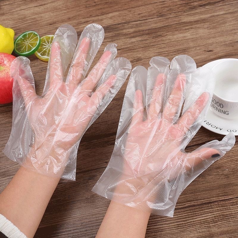 一次性手套加厚袋装小龙虾透明薄膜PE材质手套特厚食品