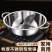 鸳鸯锅火锅盆带盖加厚鸳鸯火锅家用不锈钢火锅锅电磁炉明