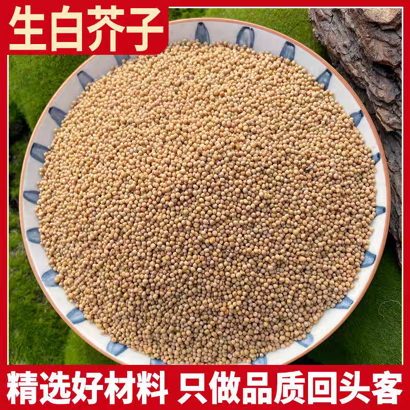 白芥子批发中药材原料批发各种规格都有欢迎选购定制免费打粉