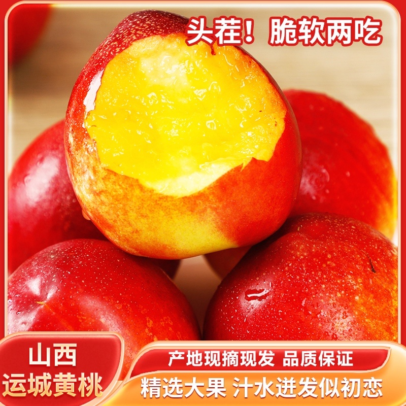 山西油桃支持市场商超社区团购电商一件代发
