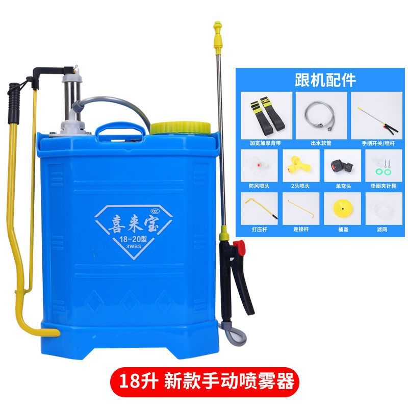 喷雾器新款喷雾器全自动打药手压式家用高压大容量农用手动