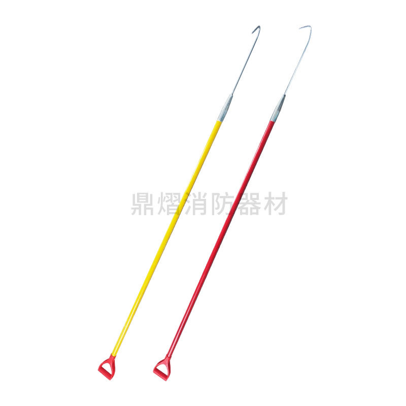 防火绝缘铁钩电动车灭火消防小区拖拽救生挠钩物业救援车棚