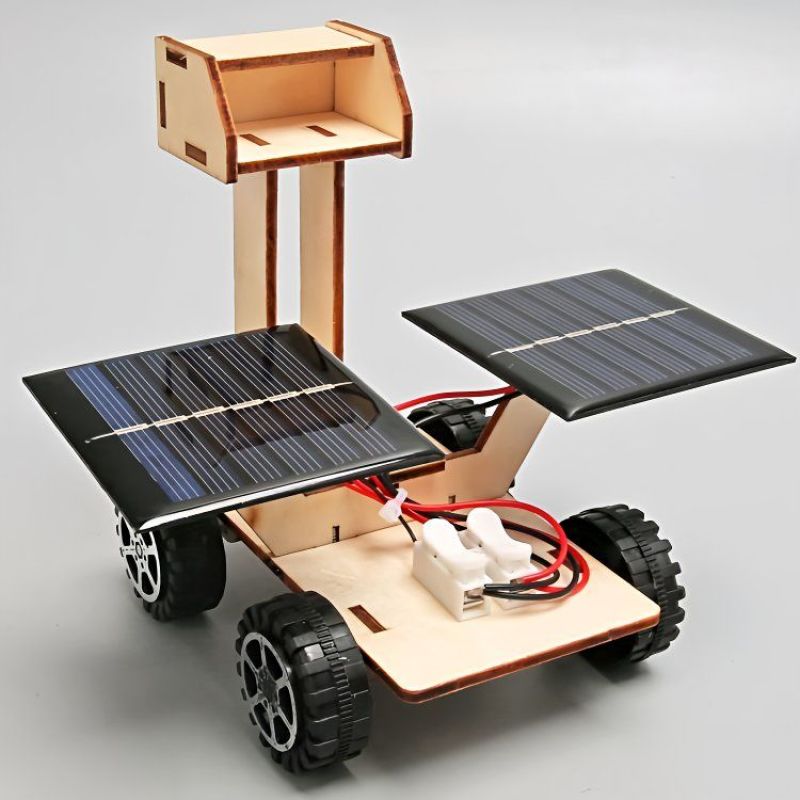 科技创客手工小制作太阳能套装月球车卫星小车物理模型科学实