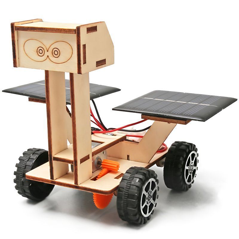 科技创客手工小制作太阳能套装月球车卫星小车物理模型科学实