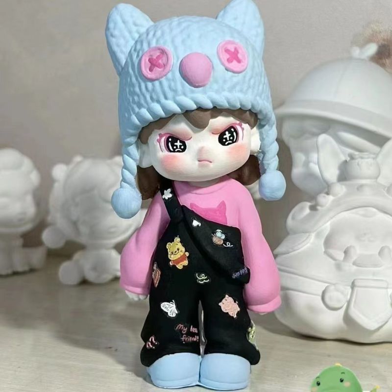 生人勿近Dora猎户的女儿3d拽姐石膏娃娃涂色白胚儿童手工创