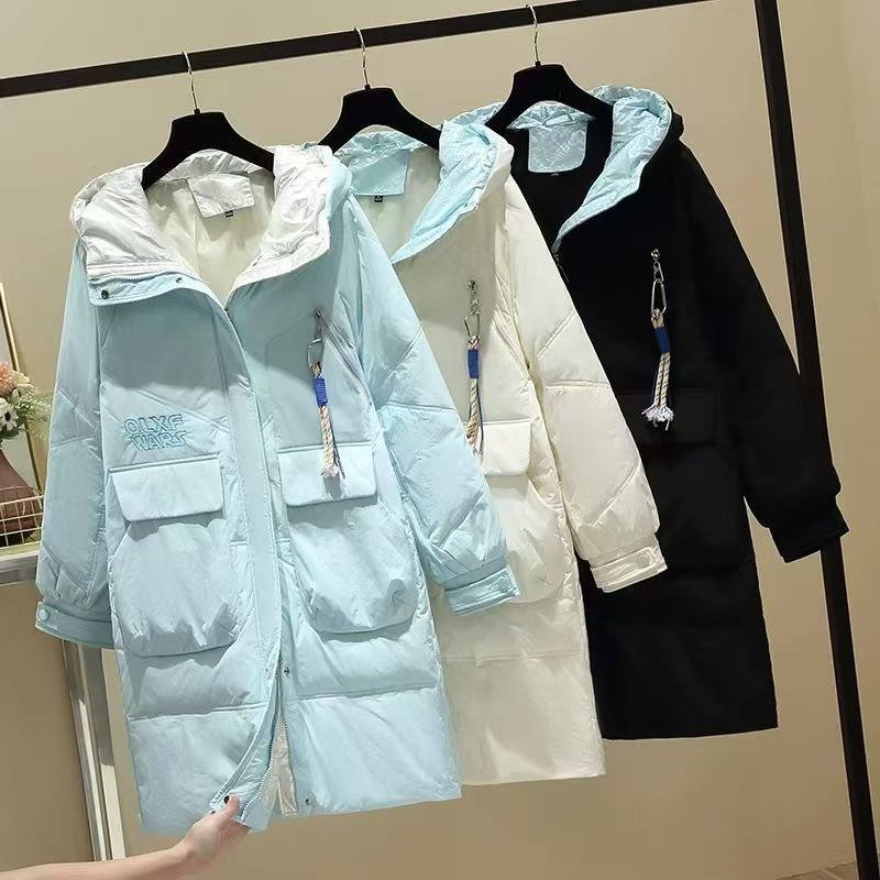 男女同款情侣款高档白鸭绒羽绒服100件左右，独立包装