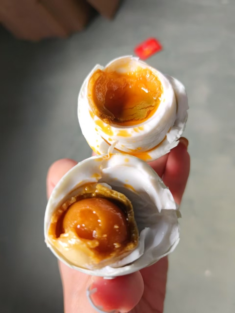 破壳咸鸭蛋，麻壳皮蛋，电商，团购，赶集地摊，次品蛋处理