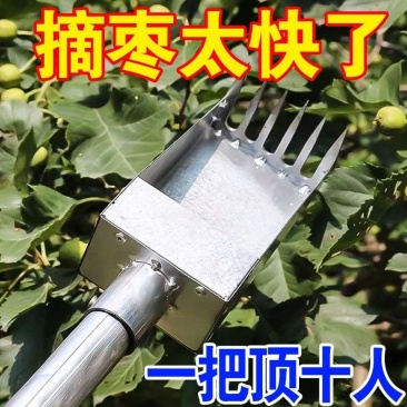 新款酸枣猛钢摘果器采果山枣柏树小枣工具摘枣采摘