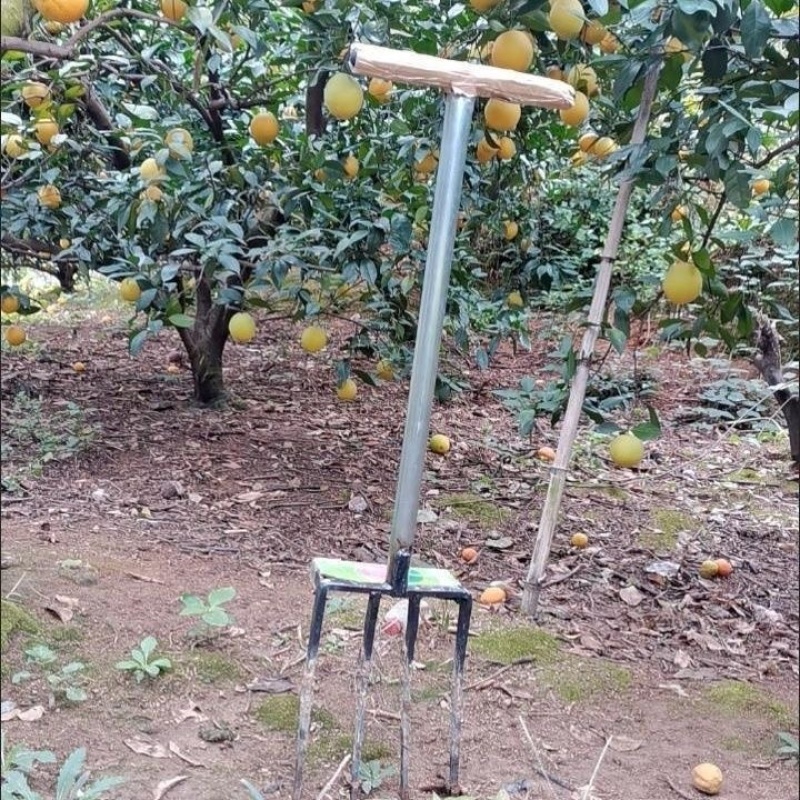 新款农用工具人工翻土翻地神器家用开荒洋叉老式挖葱一体
