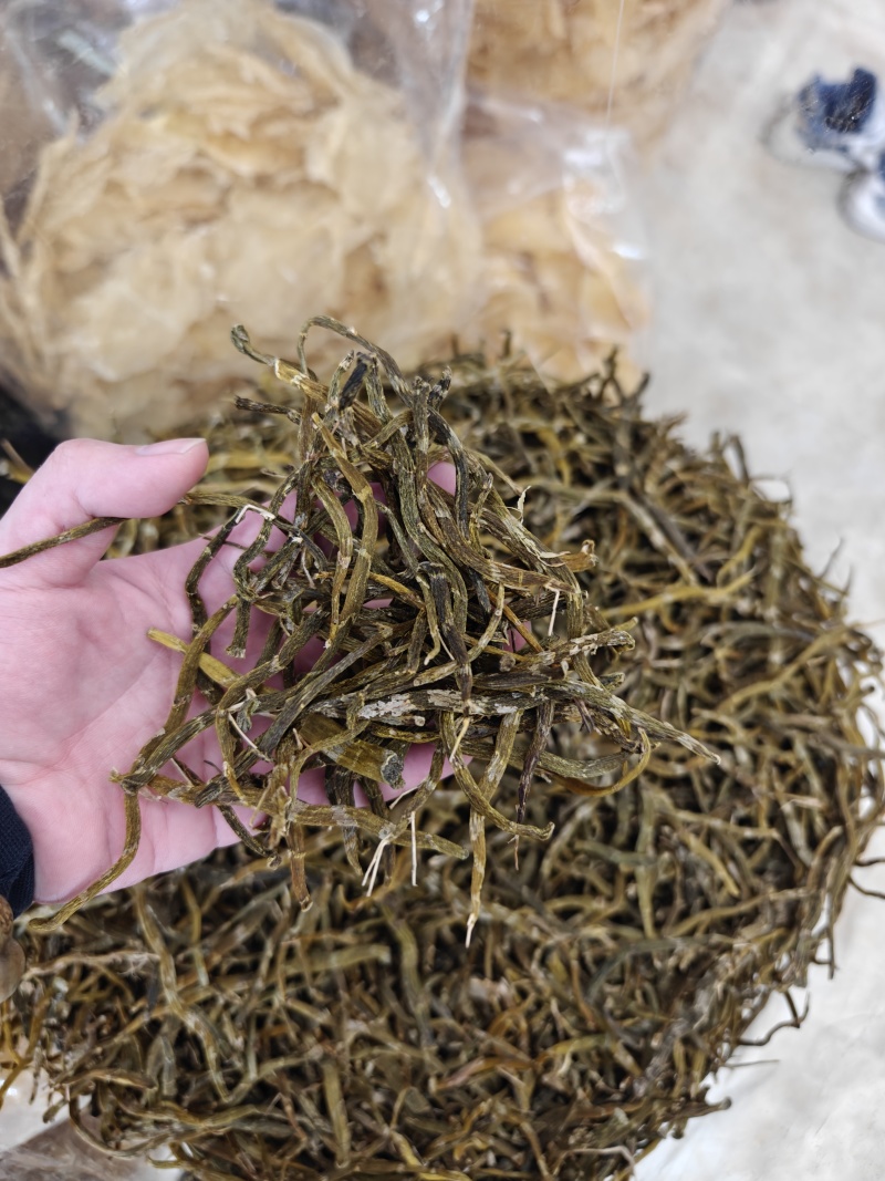 珍虫石斛云南珍虫石斛精选真虫石斛条野生石斛胶质好包邮