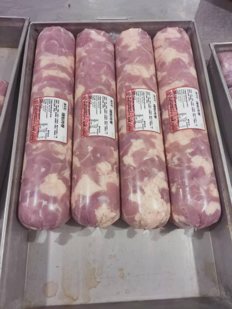 鸭肉精品雪花卷板羊油风味自助餐厅火锅食材可视频看货