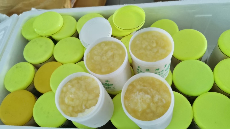 蜂王浆高品质现取速冻蜂农自产天然新鲜纯原浆