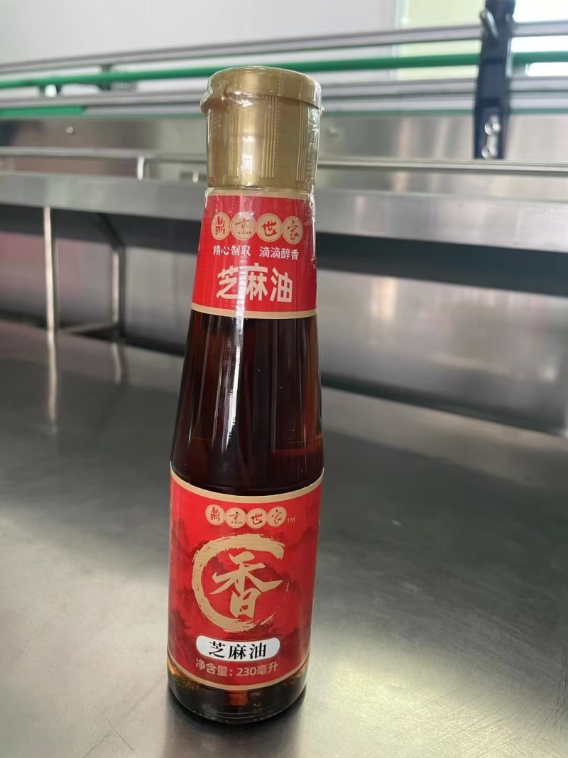 【鼎烹世家】芝麻油230ml纯芝麻***家用调味瓶装