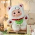 TOPTOY正版猪猪侠毛绒公仔猪咪玩偶童年回忆玩具挂件圣诞生