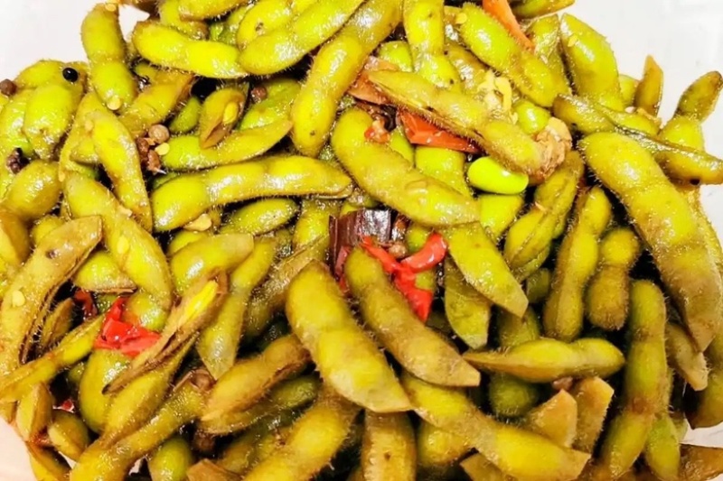 香辣毛豆