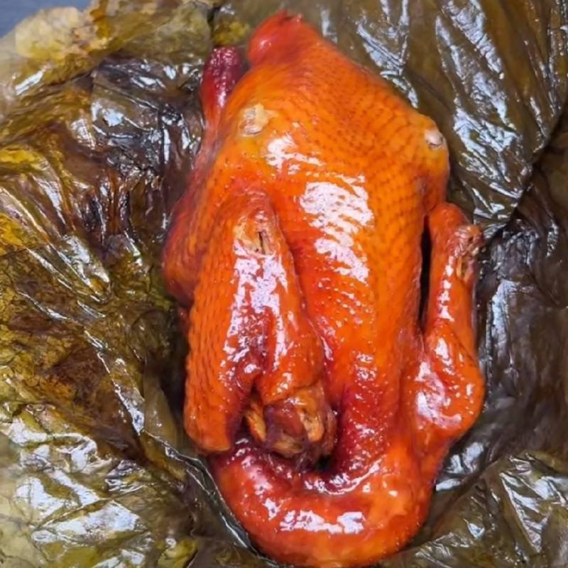 纯手工制作烤鸡，叫花鸡