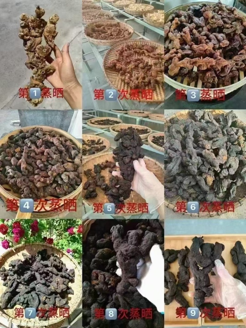 高品质九蒸九晒黄精产地直发品质保证全国包邮
