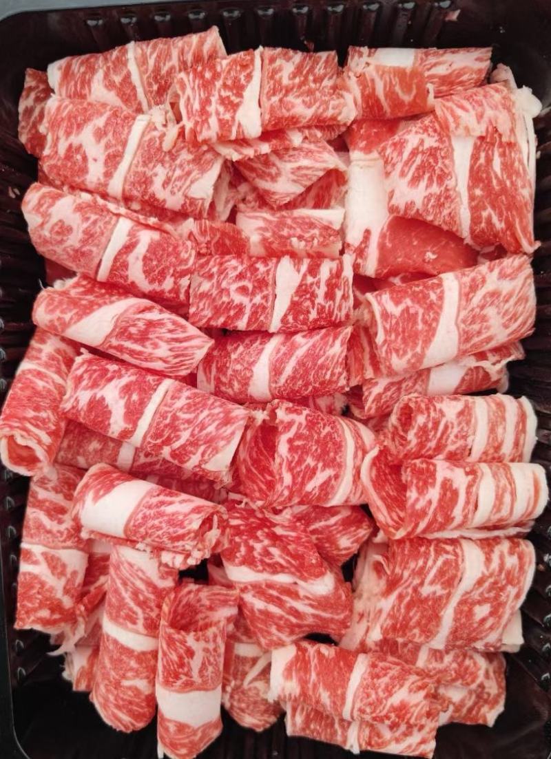 烤肉火锅西餐烧烤家庭必备：雪花牛肉