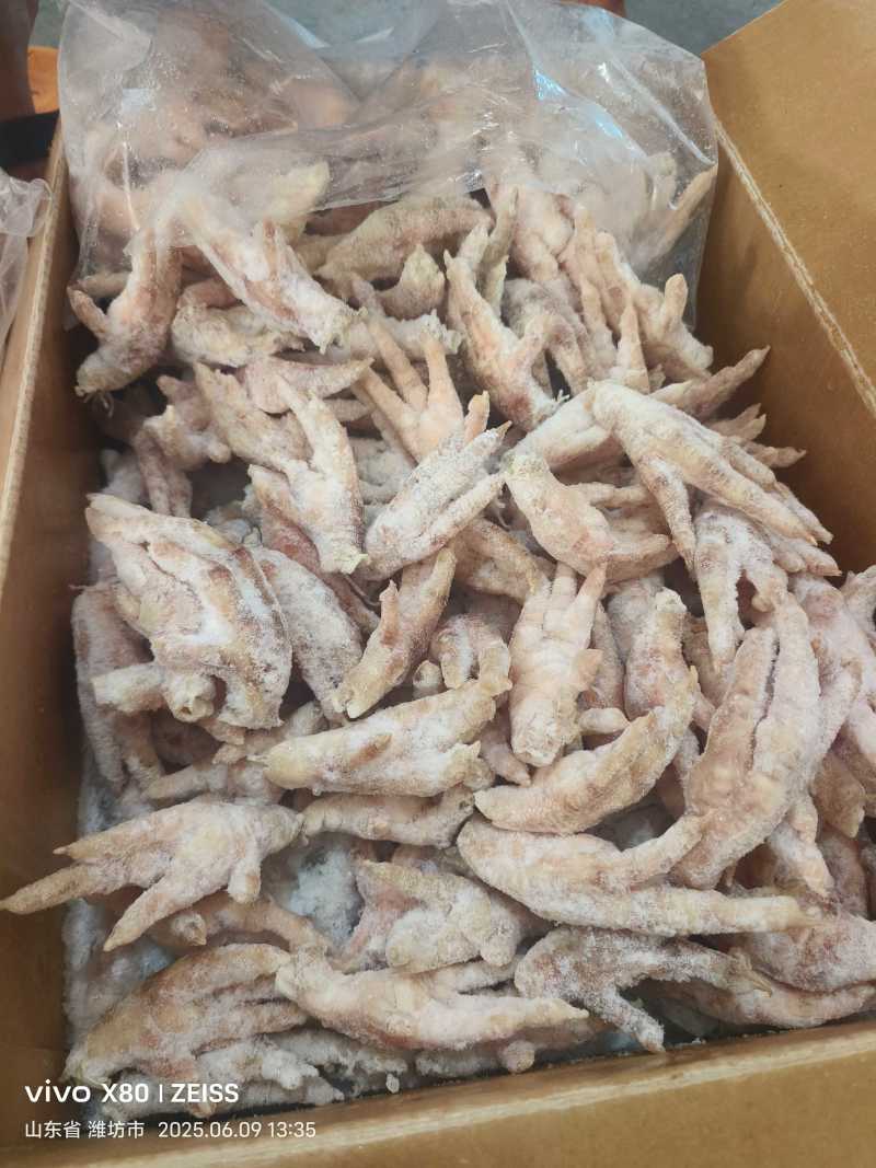 二级熟凤爪破损瘀血加工厂专用价格美丽鸡爪
