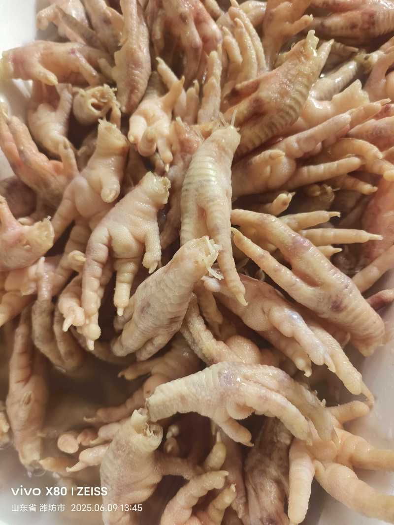二级熟凤爪破损瘀血加工厂专用价格美丽鸡爪